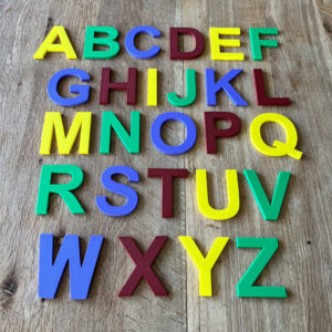 Alfabetletters + houder