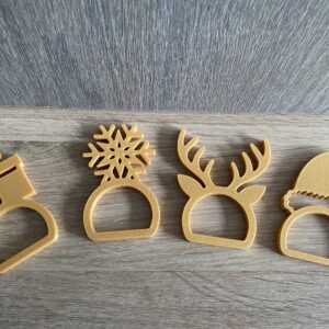 Set servetringen Kerst